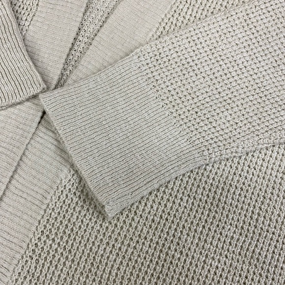 Eileen Fisher Women’s Open V Neck Cardigan Bone Long Sleeve Sweater Size L $248 - Picture 10 of 14